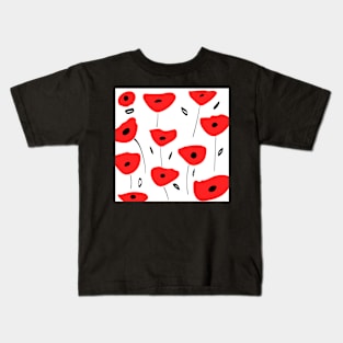 Poppy pattern Kids T-Shirt